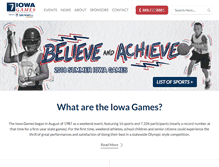 Tablet Screenshot of iowagames.org